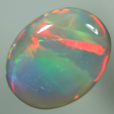 SOLID SEMI BLACK OPAL Large rainbow rolling flashes